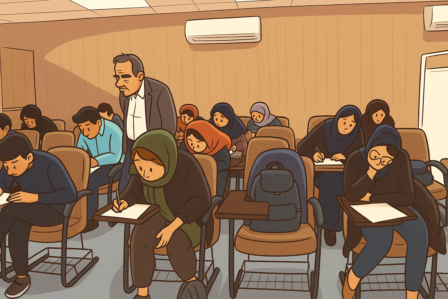 کلاس های موسسه سپیده سلامت هشتم